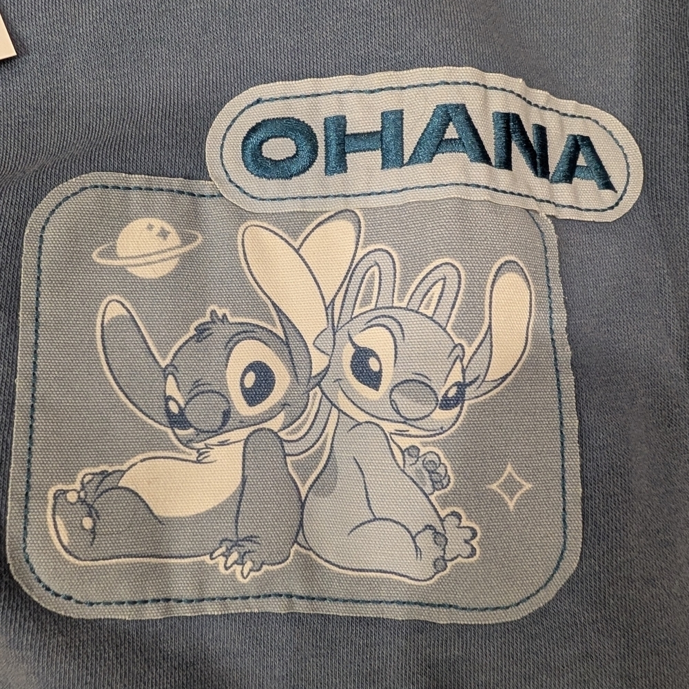 NWT Disney Blue Stitch Hoodie Size Med. - Picture 5 of 8